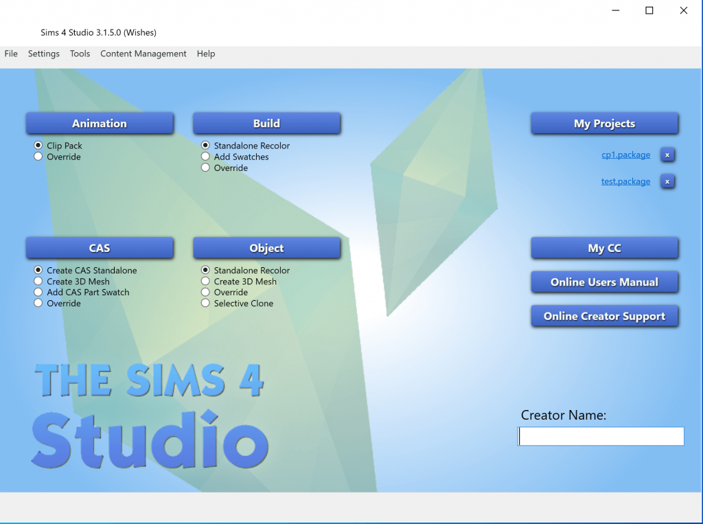 saims 4 studio how to separate packages