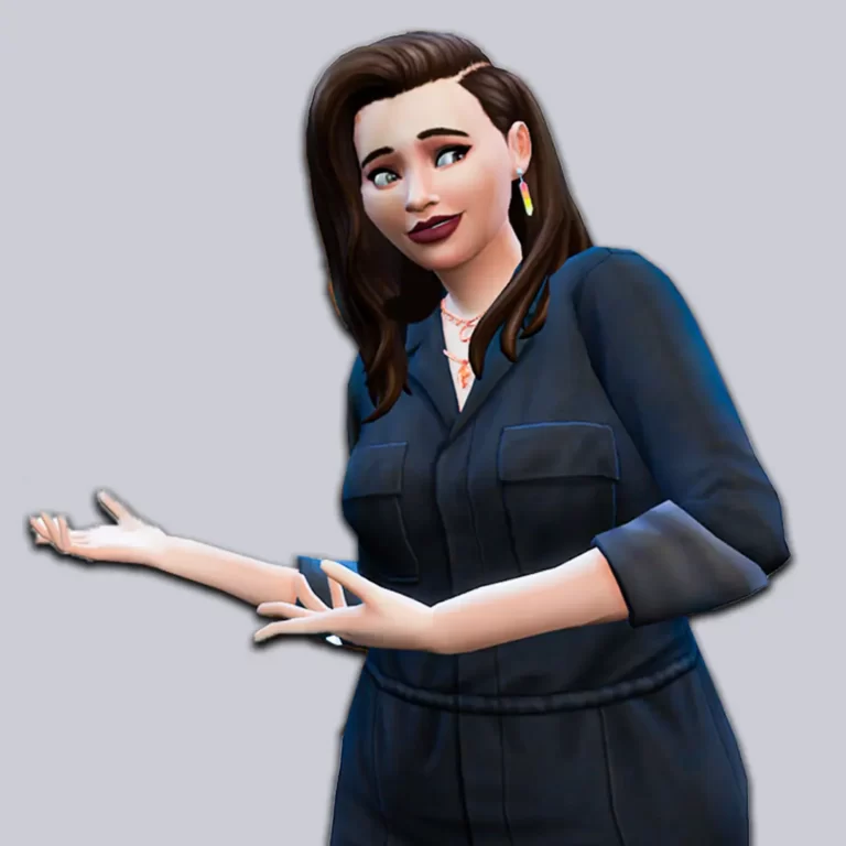 La Sim de Syusims saludando